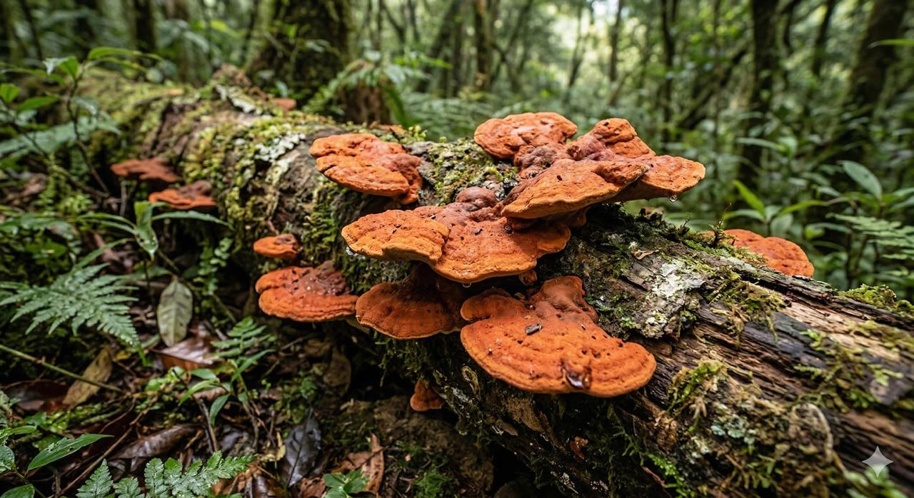 頂級紅樟芝子實體